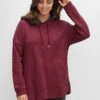 Sheego Relax-Sweatshirt In Longform, Mit Kängurutasche