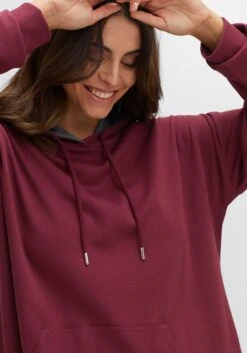 Sheego Relax-Sweatshirt In Longform, Mit Kängurutasche -Sheego Verkaufe 14515100265 04GQP 02 SH