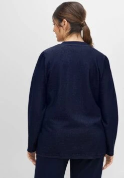 Sheego Relax-Sweatjacke In Double-Face-Optik, Mit Zugbund -Sheego Verkaufe 14516201559 04HCQ 02 SH