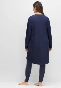 Sheego Relax-Sweatkleid Mit Kontrast-Innenseite -Sheego Verkaufe 14516501559 04GY6 02 SH