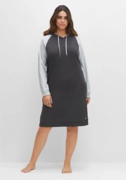 Sheego Relaxkleid Mit Kapuze, Aus Weichem Interlock -Sheego Verkaufe 14516800105 04H3S 02 SH