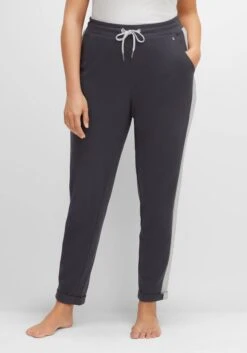 Sheego Relaxhose Mit Seitlichen Kontraststreifen