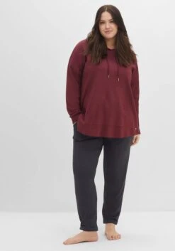 Sheego Relaxhose Mit Bindeband Und Saumaufschlag -Sheego Verkaufe 14517000105 04GYM 02 SH