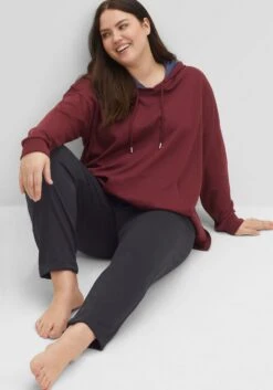 Sheego Relaxhose Mit Bindeband Und Saumaufschlag -Sheego Verkaufe 14517000105 04GYT 02 SH