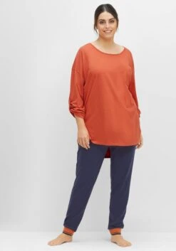 Sheego Relax-Longshirt Mit Brusttasche Und Krempelärmel -Sheego Verkaufe 14519500337 04H35 02 SH