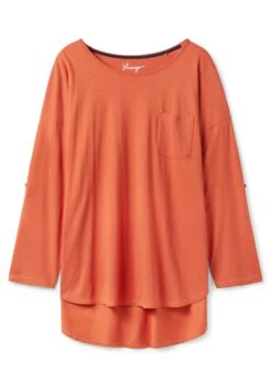 Sheego Relax-Longshirt Mit Brusttasche Und Krempelärmel -Sheego Verkaufe 14519500337 04H3H 00 SH