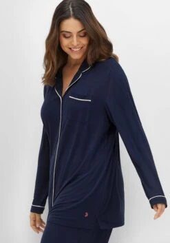 Sheego Pyjama-Set Aus Langer Hose Und Oberteil -Sheego Verkaufe 14520200018 04GV8 02 SH