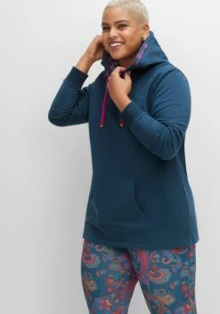 Sweatshirt Mit Kapuze Und Kängurutasche -Sheego Verkaufe 14525500019 04H9Y 02 SH