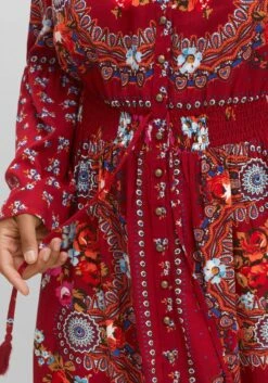 Maxikleid Im Boho-Stil, Mit Trompetenärmeln -Sheego Verkaufe 14532701781 04GW7 02 SH