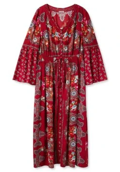 Maxikleid Im Boho-Stil, Mit Trompetenärmeln -Sheego Verkaufe 14532701781 04GW8 00 SH