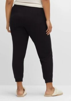 Relaxhose Mit Schriftzug, Aus Supersoftem Jersey -Sheego Verkaufe 14532800289 04H2I 02 SH