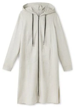 Sheego Sweatkleid Mit Kapuze Und 2-Wege-Zipper -Sheego Verkaufe 14543101603 04HVP 00 SH