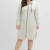 Sheego Sweatkleid Mit Kapuze Und 2-Wege-Zipper