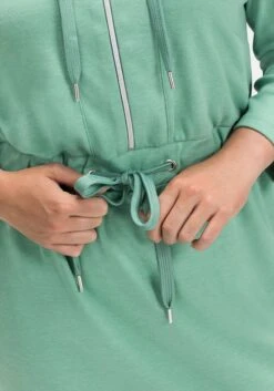 Sheego Sweatkleid Mit Großem Umlegekragen -Sheego Verkaufe 14547402096 04KFT 02 SH