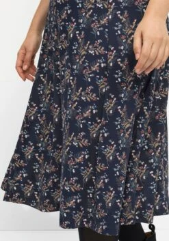 Sheego Jerseykleid In Midilänge, Mit Blumendruck -Sheego Verkaufe 14555900035 04IHH 02 SH