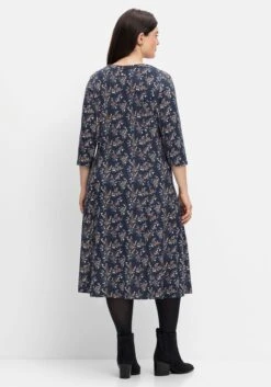 Sheego Jerseykleid In Midilänge, Mit Blumendruck -Sheego Verkaufe 14555900035 04IHM 02 SH