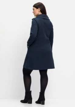 Sheego Sweatkleid Mit Troyerkragen Und Taschen -Sheego Verkaufe 14557500035 04IK7 02 SH