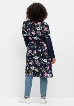 Jerseykleid Im Wickelschnitt, Mit Blumendruck -Sheego Verkaufe 14559300452 04KYW 02 SH