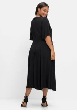 Sheego Abendkleid Mit Pailletten Am V-Ausschnitt -Sheego Verkaufe 14568200289 04IEZ 02 SH