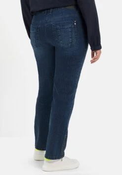 Sheego Gerade Jeans Mit Teilungsnaht Und Zipper Am Saum -Sheego Verkaufe 14569900331 04IQ0 05 SH