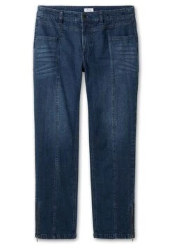 Sheego Gerade Jeans Mit Teilungsnaht Und Zipper Am Saum -Sheego Verkaufe 14569900331 04IQ3 00 SH