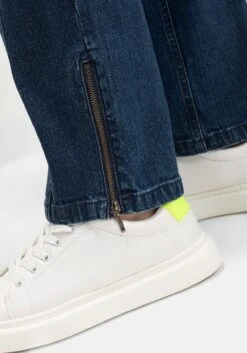 Sheego Gerade Jeans Mit Teilungsnaht Und Zipper Am Saum -Sheego Verkaufe 14569900331 04IQ5 05 SH