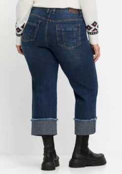 Sheego Weite 7/8-Jeans Mit Breitem Saum-Umschlag -Sheego Verkaufe 14570100330 04IPR 02 SH