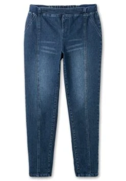 Sheego Schmale Jeans Mit Gummibund Und Teilungsnähten -Sheego Verkaufe 14570500053 04IQU 01 SH