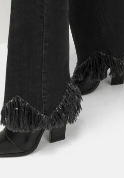 Sheego Bootcut-Jeans Mit Fransensaum In Zickzack-Form -Sheego Verkaufe 14570600341 04IR5 02 SH