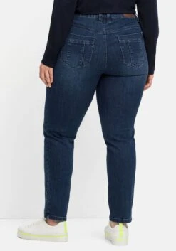 Sheego Schmale Jeans Mit Zierösen, In Five-Pocket-Form -Sheego Verkaufe 14570700330 04IR9 02 SH