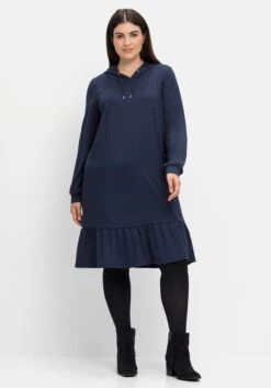 Sheego Shirtkleid Mit Kapuze Und Volant Am Saum -Sheego Verkaufe 14570900035 04IRQ 02 SH