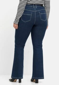 Sheego Bootcut-Jeans In High-Heel-Länge, Mit Kontrastnähten -Sheego Verkaufe 14571800330 04ISO 02 SH