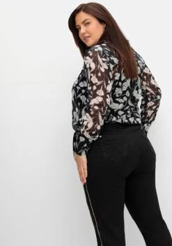 Sheego Skinny Jeans Mit Seitlichen Glitzer-Pipings -Sheego Verkaufe 14575600341 04VMP 02 SH