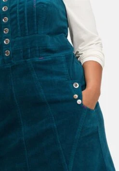 Latzkleid Aus Cord, Mit Druckknöpfen Und Taschen -Sheego Verkaufe 14575800019 04IH3 02 SH