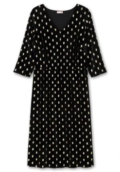 Jerseykleid In Samtoptik, Mit Glitzerdruck -Sheego Verkaufe 14575900377 04IJE 00 SH
