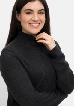 Sheego Strickkleid Mit Kaschmir Und Rautenmuster -Sheego Verkaufe 14577900845 04IWT 02 SH