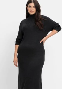 Sheego Strickkleid Mit Kaschmir Und Rautenmuster -Sheego Verkaufe 14577900845 04IWV 02 SH