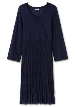 Sheego Strickkleid In Wickeloptik, Mit Trompetenärmeln -Sheego Verkaufe 14578300035 04IGQ 00 SH
