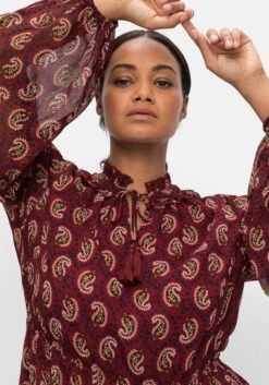 Chiffonkleid In Maxilänge, Mit Paisleydruck -Sheego Verkaufe 14582902047 04ILW 02 SH