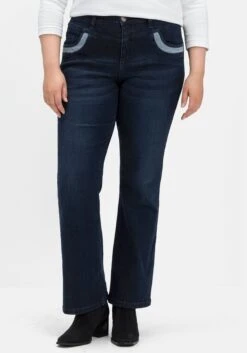 Sheego Bootcut-Jeans Mit Kontrastdetails -Sheego Verkaufe 14583400331 04IME 04 SH