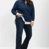 Sheego Bootcut-Jeans Mit Kontrastdetails