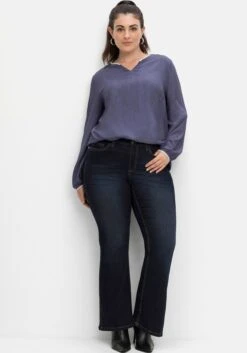 Sheego Bootcut-Jeans Mit 3D-Catfaces -Sheego Verkaufe 14583500330 04IOZ 02 SH