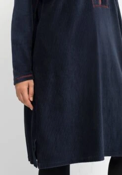 Sheego Shirtkleid In Cordoptik, Mit Kontrastnähten -Sheego Verkaufe 14589500035 04IW9 02 SH