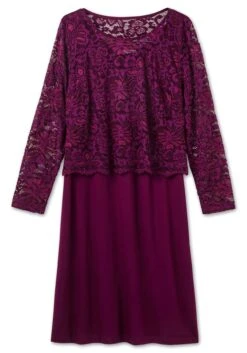 Jerseykleid In 2-in-1-Optik, Mit Spitzen-Oberteil -Sheego Verkaufe 14595800258 04IVL 00 SH