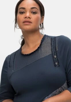 Jerseykleid Im Mustermix, Leicht Elastisch -Sheego Verkaufe 14596300035 04IMU 02 SH