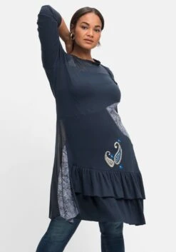 Jerseykleid Im Mustermix, Leicht Elastisch -Sheego Verkaufe 14596300035 04IMW 02 SH