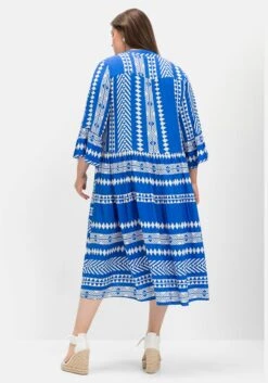 Maxikleid Mit Ethnoprint Und Volant -Sheego Verkaufe 14635801463 04JXU 02 SH