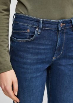 S.Oliver Schmale Jeans In 5-Pocket-Form, Mittlere Bundhöhe -Sheego Verkaufe 14638700330 02 SH
