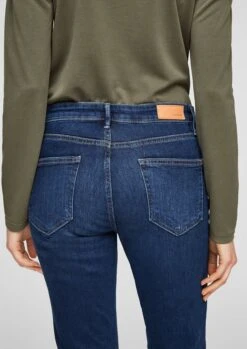 S.Oliver Schmale Jeans In 5-Pocket-Form, Mittlere Bundhöhe -Sheego Verkaufe 14638700330 05 SH