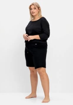 Sheego Relax-Bermudas Mit Elastischem Bund Und Taschen